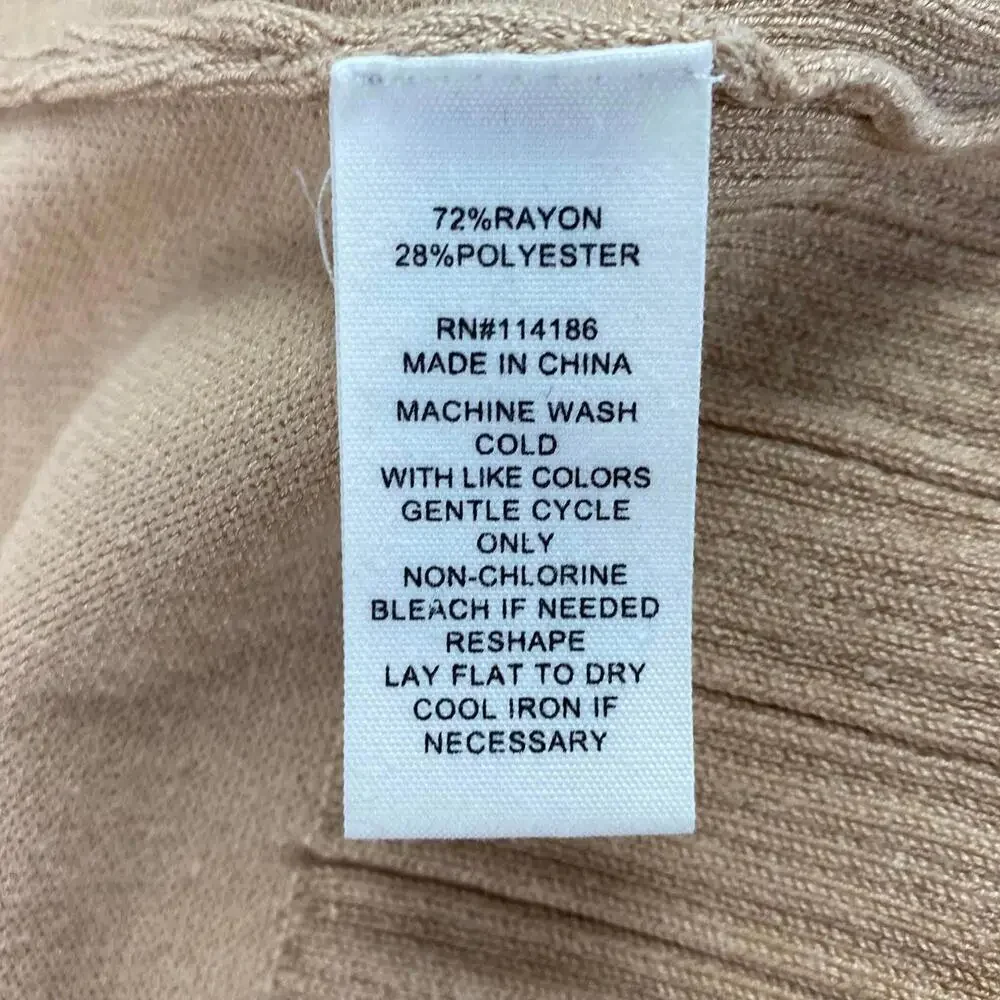 89th + Madison Chic Cardigan in Tan size medium